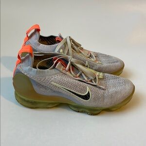 Size 8 - Nike Air VaporMax 2021 Flyknit Light Bone Lime Ice W